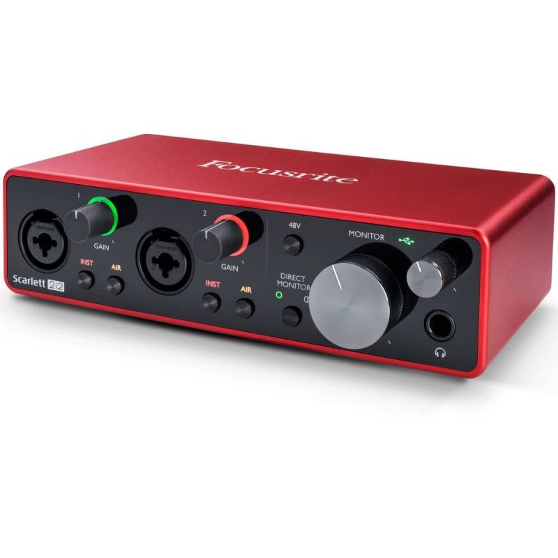 INTERFAZ DE AUDIO FOCUSRITE SCARLETT 2I2