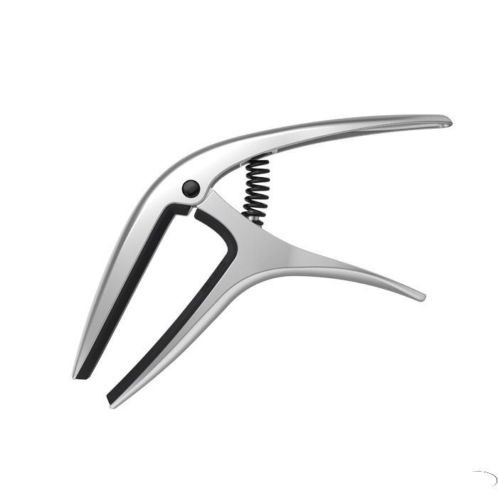 Capo Ernie Ball Axis Para Guitarra, Negro y plateado - Image 2