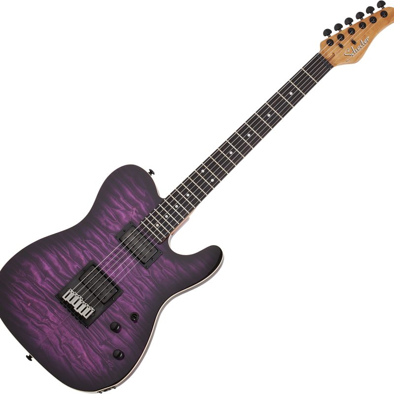 GUITARRA ELECTRICA SCHECTER PT PRO TRANS PURPLE BURTS  SKU:863