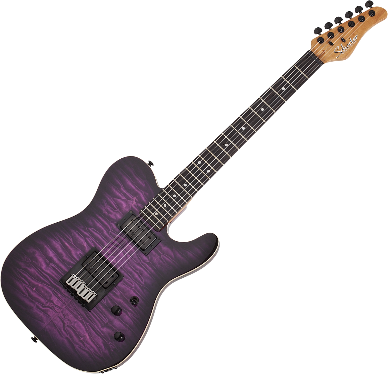 GUITARRA ELECTRICA SCHECTER PT PRO TRANS PURPLE BURTS  SKU:863