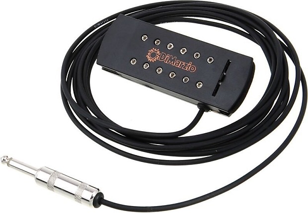 MICROFONO DIMARZIO PARA GUITARRA ELECTROACUSTICA FOLK DP138BK