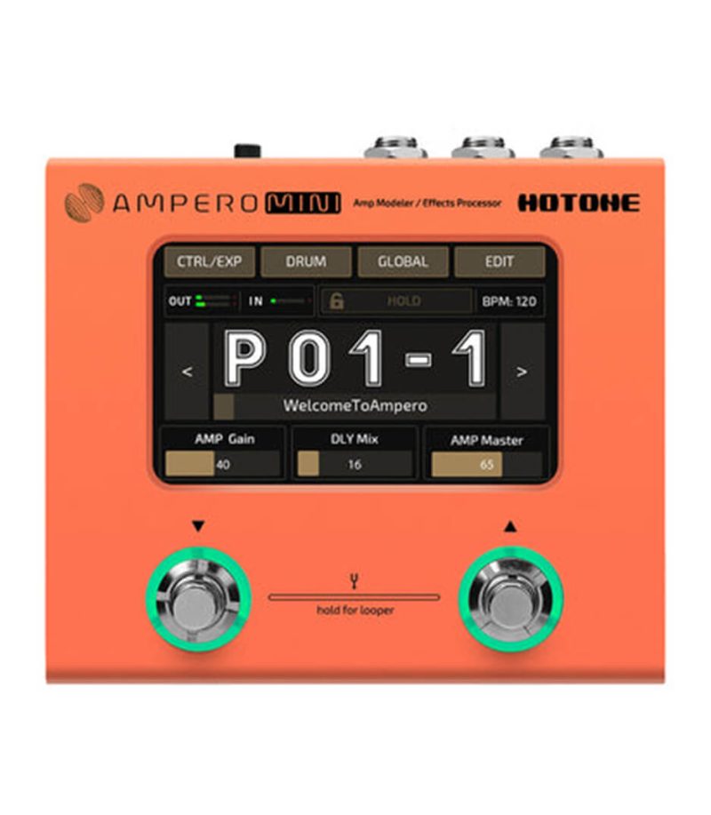 Pedalera Multiefectos Hotone Ampero Mini MP-50OR