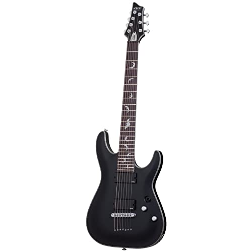 GUITARRA ELECTRICA SCHECTER DAMIEN PLATINUM 7 SATIN BLACK SKU:1185