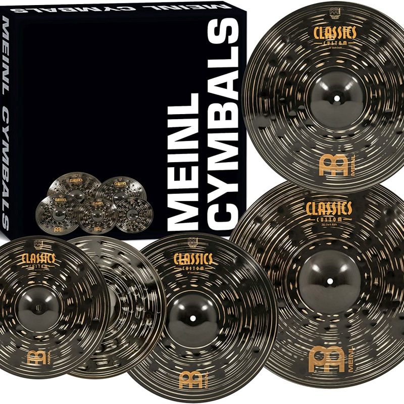 SET DE PLATILLOS MEINL CUSTOM DARK  CCD460+18