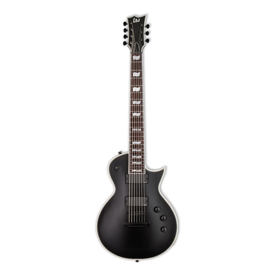 LTD EC-407 BLACK SATIN 7 CUERDAS