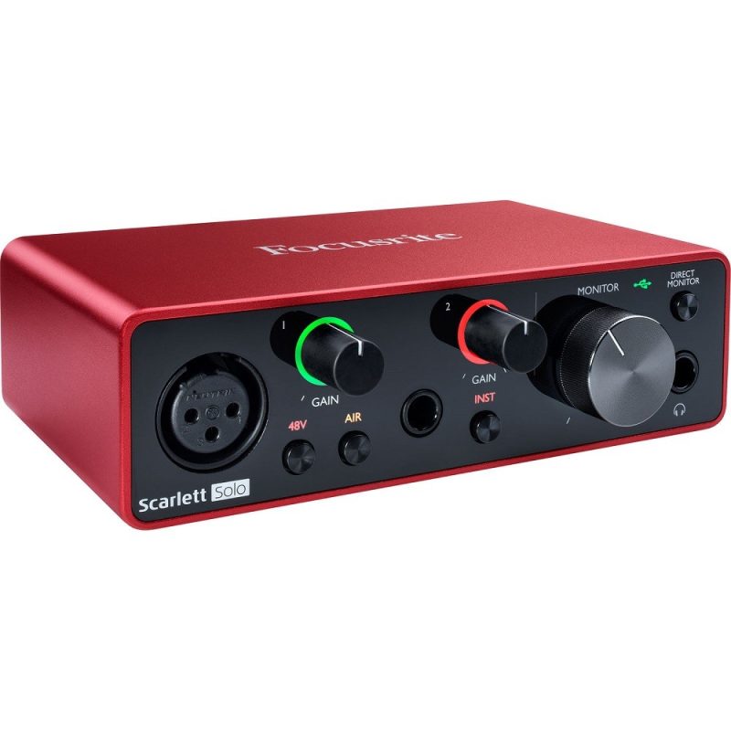 INTERFAZ DE AUDIO FOCUSRITE SCARLETT SOLO