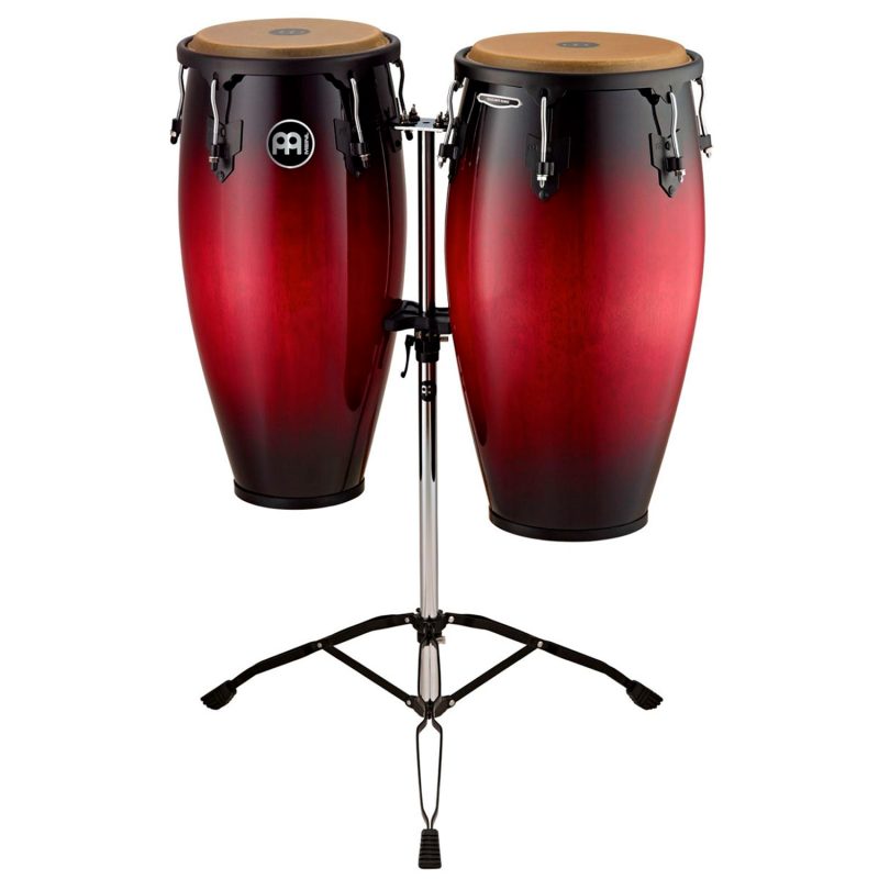 SET CONGAS MEINL REF. HC888WRB - RED 10"+11" CON STAND Headliner Series