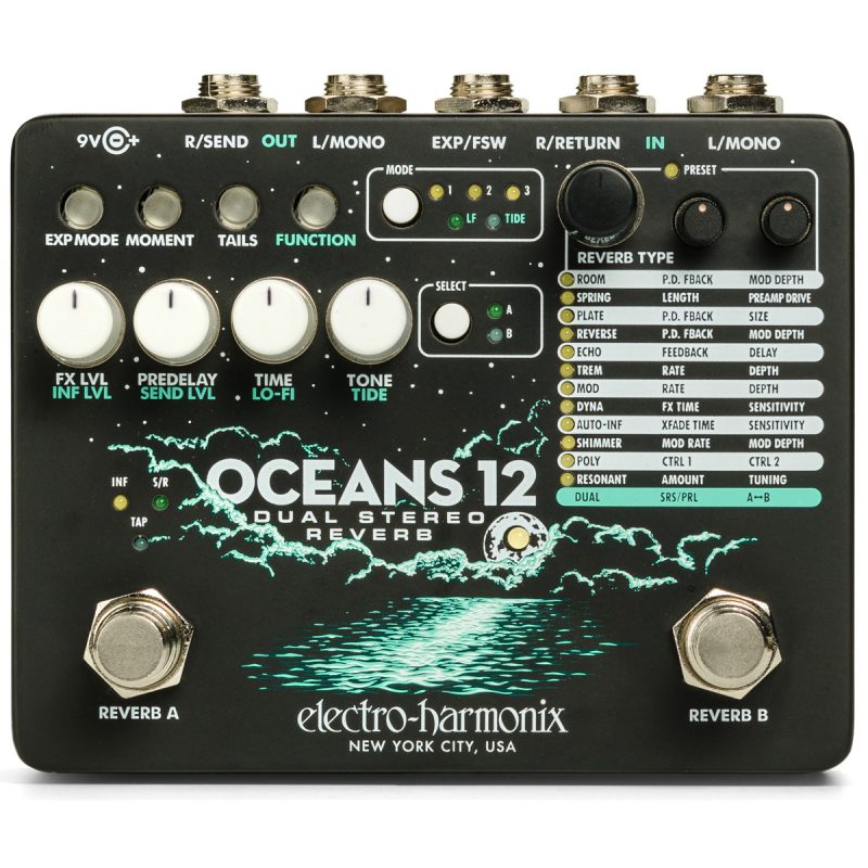 PEDAL ELECTRO HARMONIX OCEANS 12