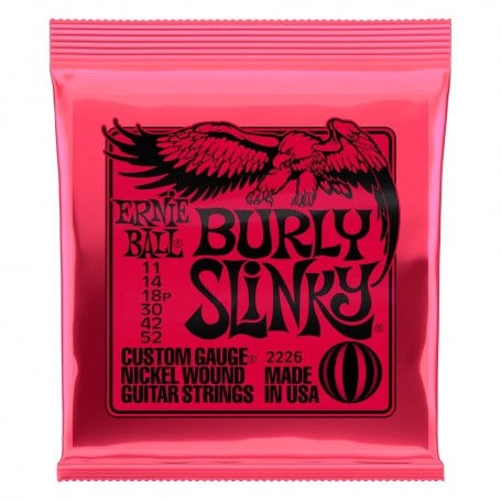 CUERDAS ELÉCTRICA ERNIE BALL 2226 BURLY SLINKY 11-52