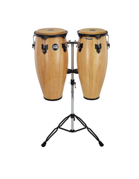 SET CONGAS MEINL REF. HC888NT – NATURAL 10″+11″ CON STAND Headliner Series