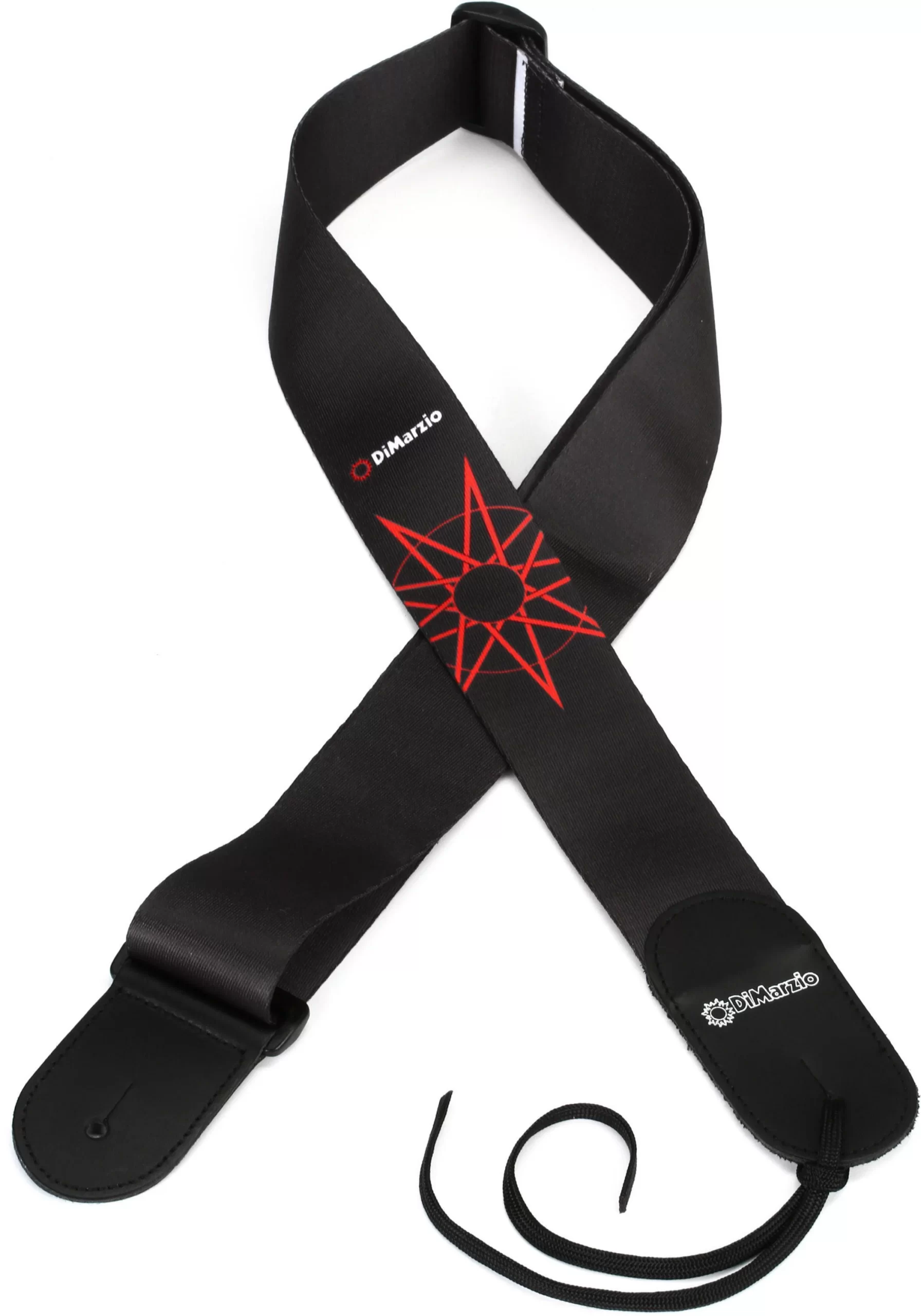 CORREA DIMARZIO JIM ROOT #4 BLACK GUITAR STRAP DD3148