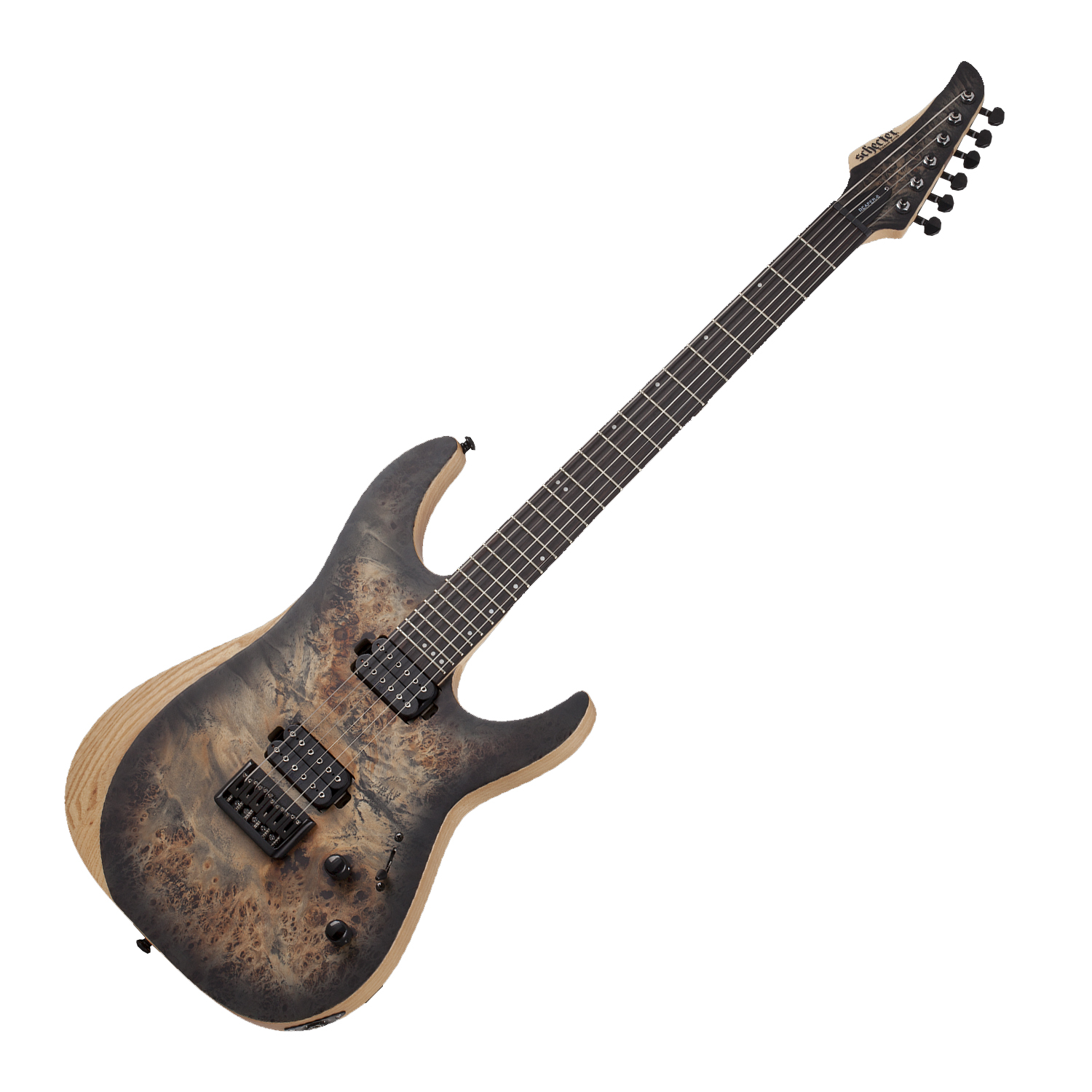 GUITARRA ELECTRICA SCHECTER REAPER 6 CHARCOALBURTS SKU:1500