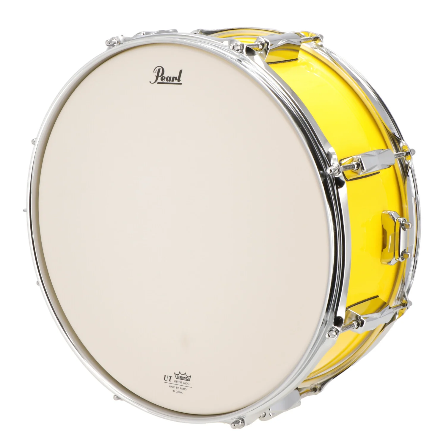 Redoblante Pearl Snare Drum, Satin Black burst DMP1455S/C228 Yellow - Image 2