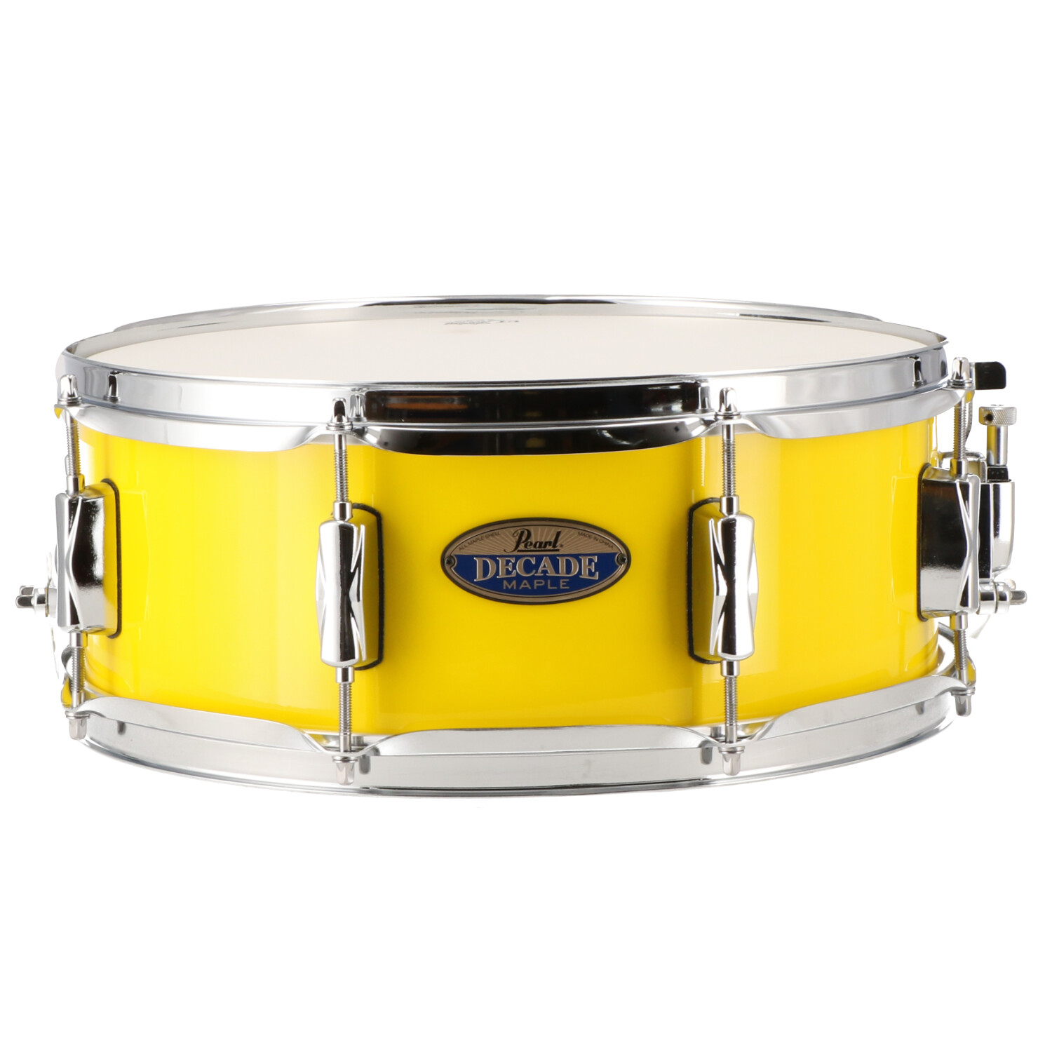 Redoblante Pearl Snare Drum, Satin Black burst DMP1455S/C228 Yellow