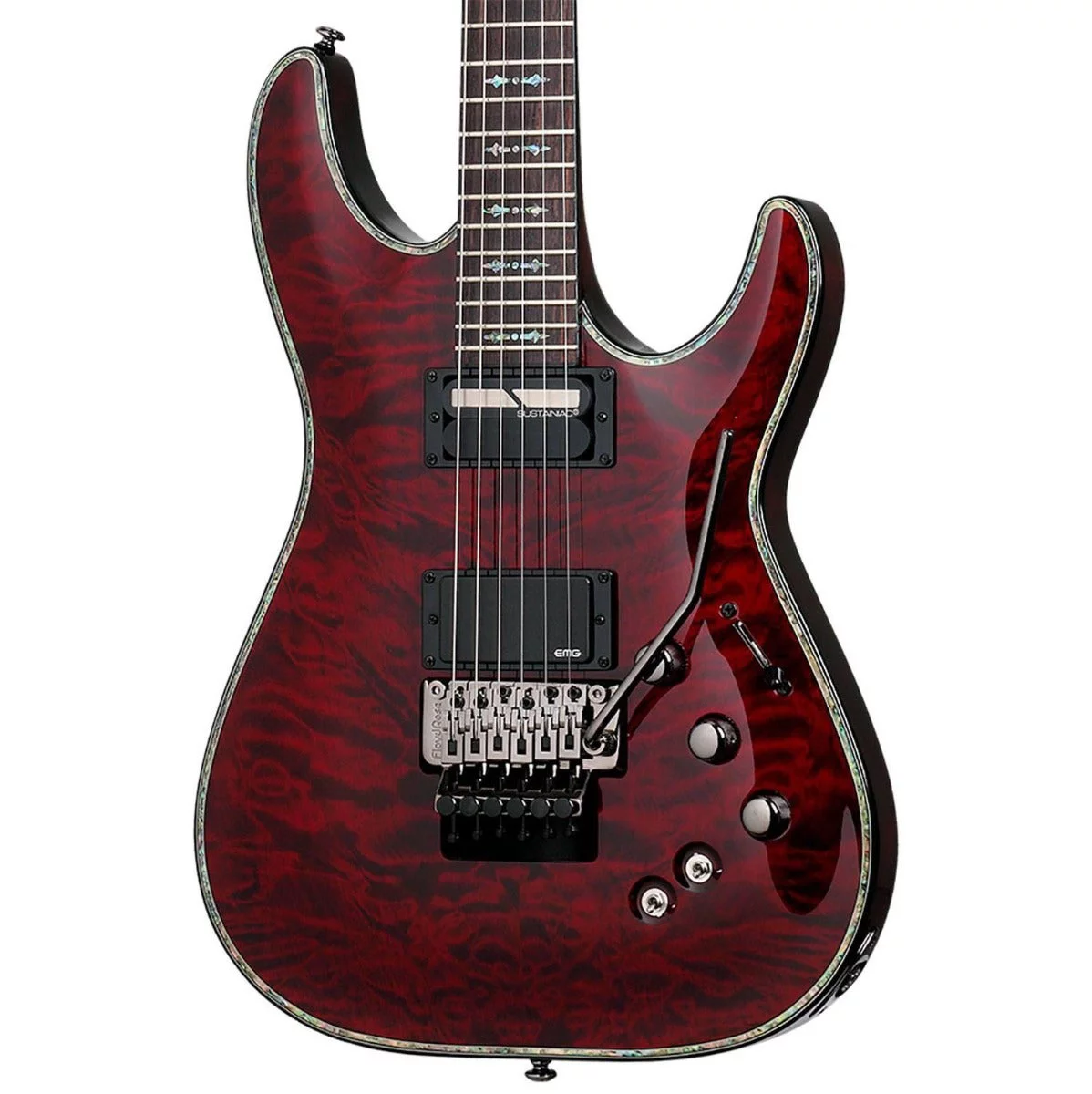 Guitarra Schecter Hellraiser con sustainiac C-1 FR S SKU #1826 - Image 2