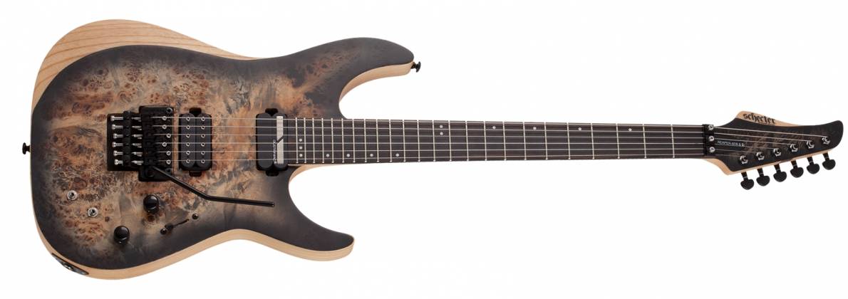 GUITARRA ELECTRICA SCHECTER REAPER 6 FR-S SATIN CHARCOAL BURTS SKU:1506 - Image 2