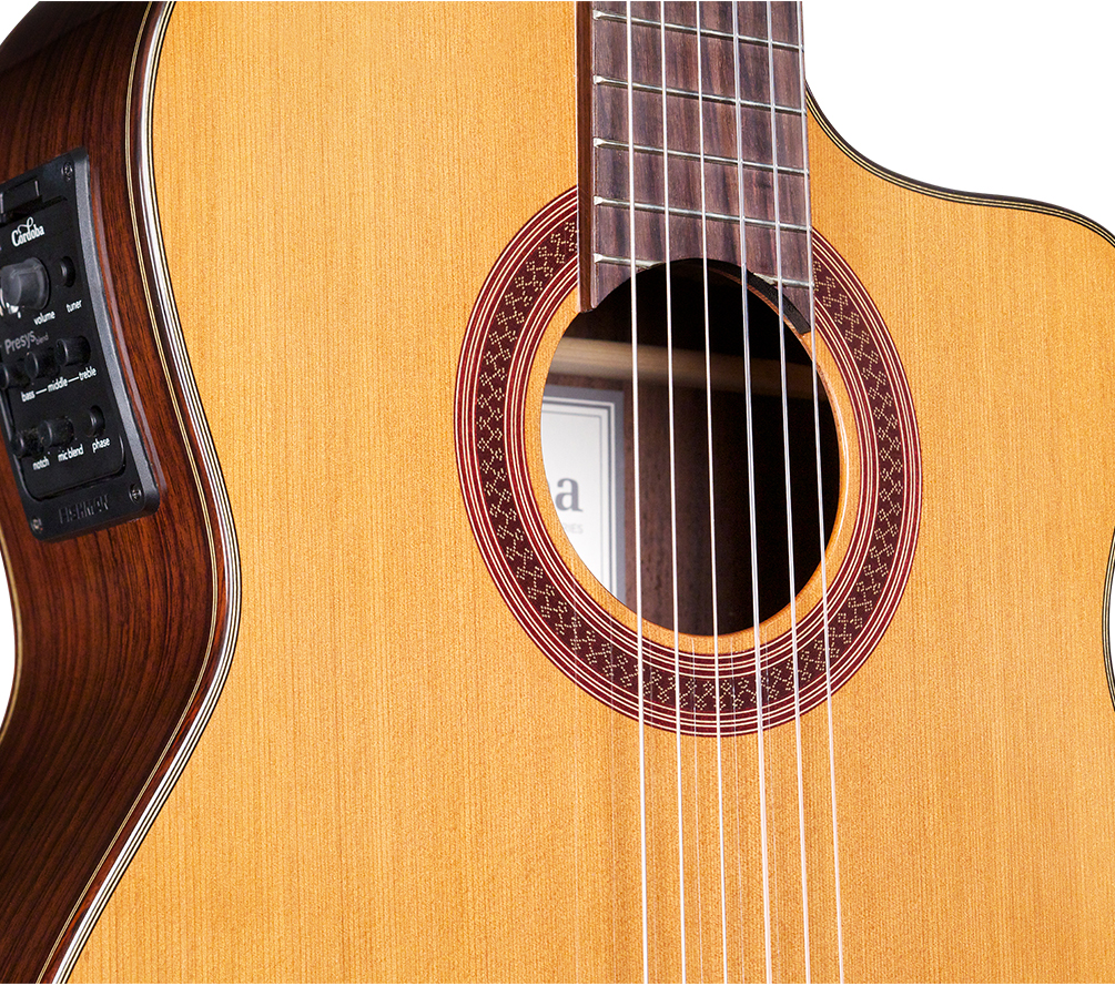 Guitarra Electroacustica Cordoba C7 CE CD - Image 2