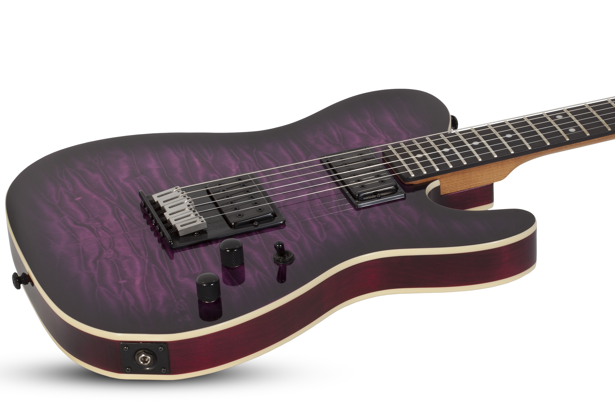GUITARRA ELECTRICA SCHECTER PT PRO TRANS PURPLE BURTS  SKU:863 - Image 2