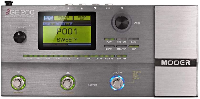 PEDALERA MOOER GE200 MULTIEFECTOS PARA GUITARRA - Image 3