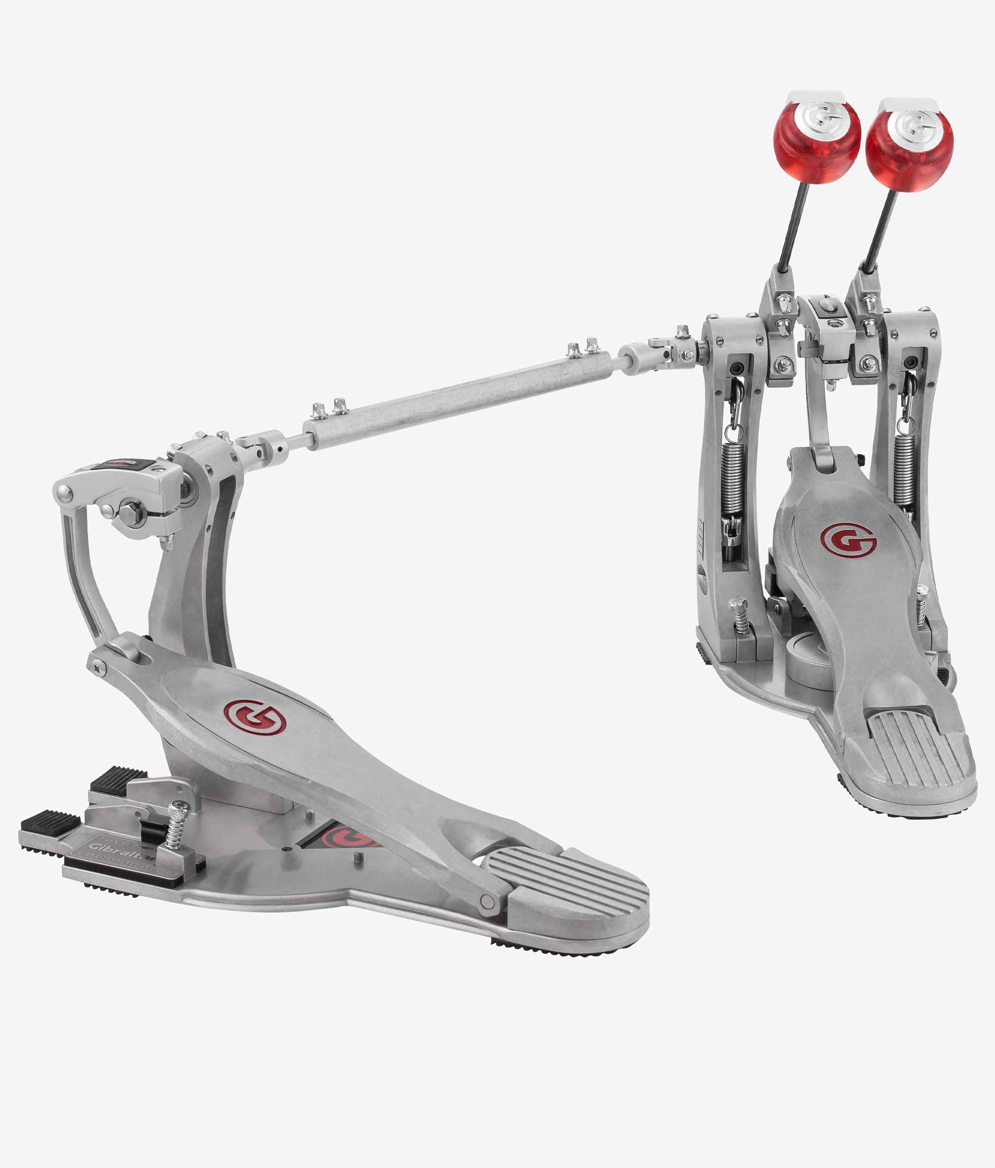 Pedal de bombo doble con transmisión por cadena serie G Gibraltar 9711G-DB 9000