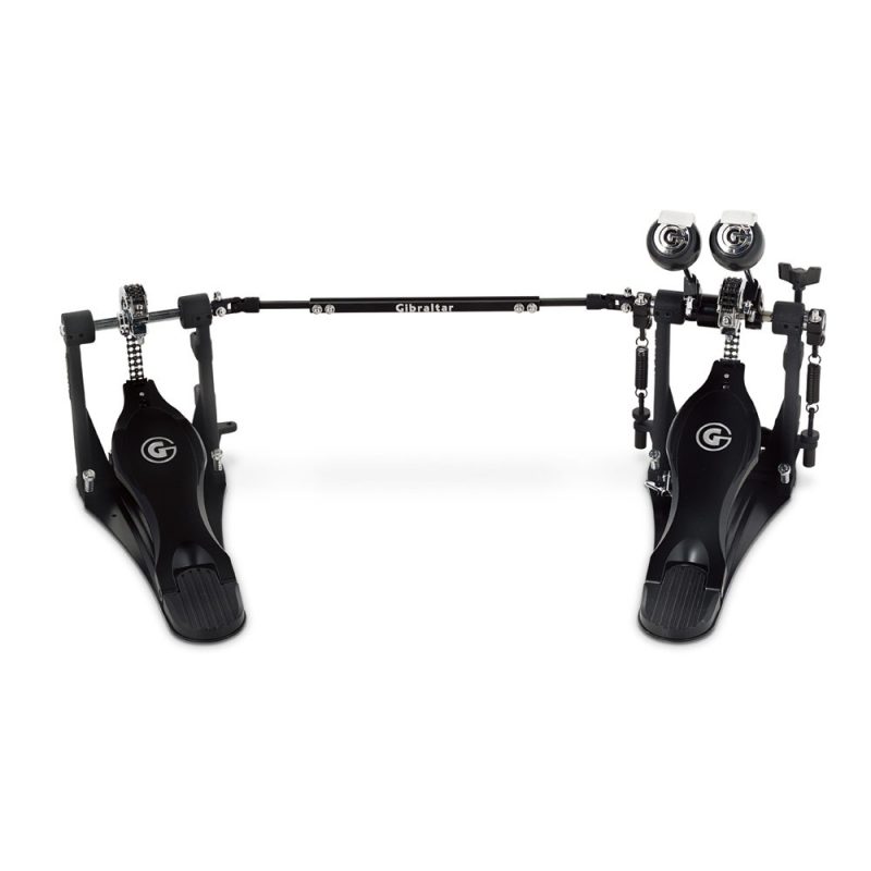Pedal de bombo doble con transmisión por cadena y doble cadena Stealth serie 9000 Gibraltar 9811SGD-DB