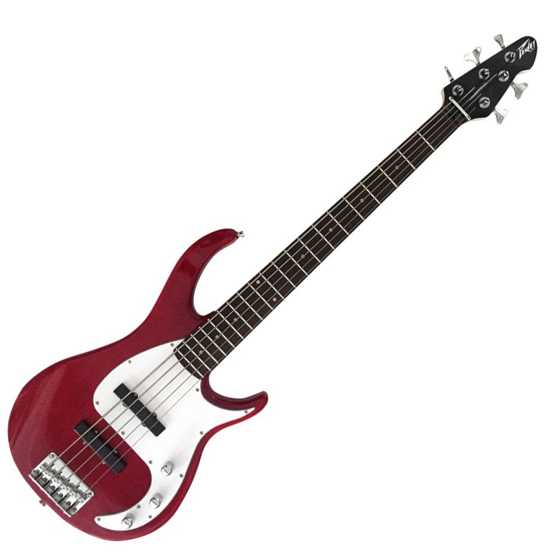 BAJO ELECTRICO 5 CUERDAS PEAVEY MILESTONE 5 ROJO