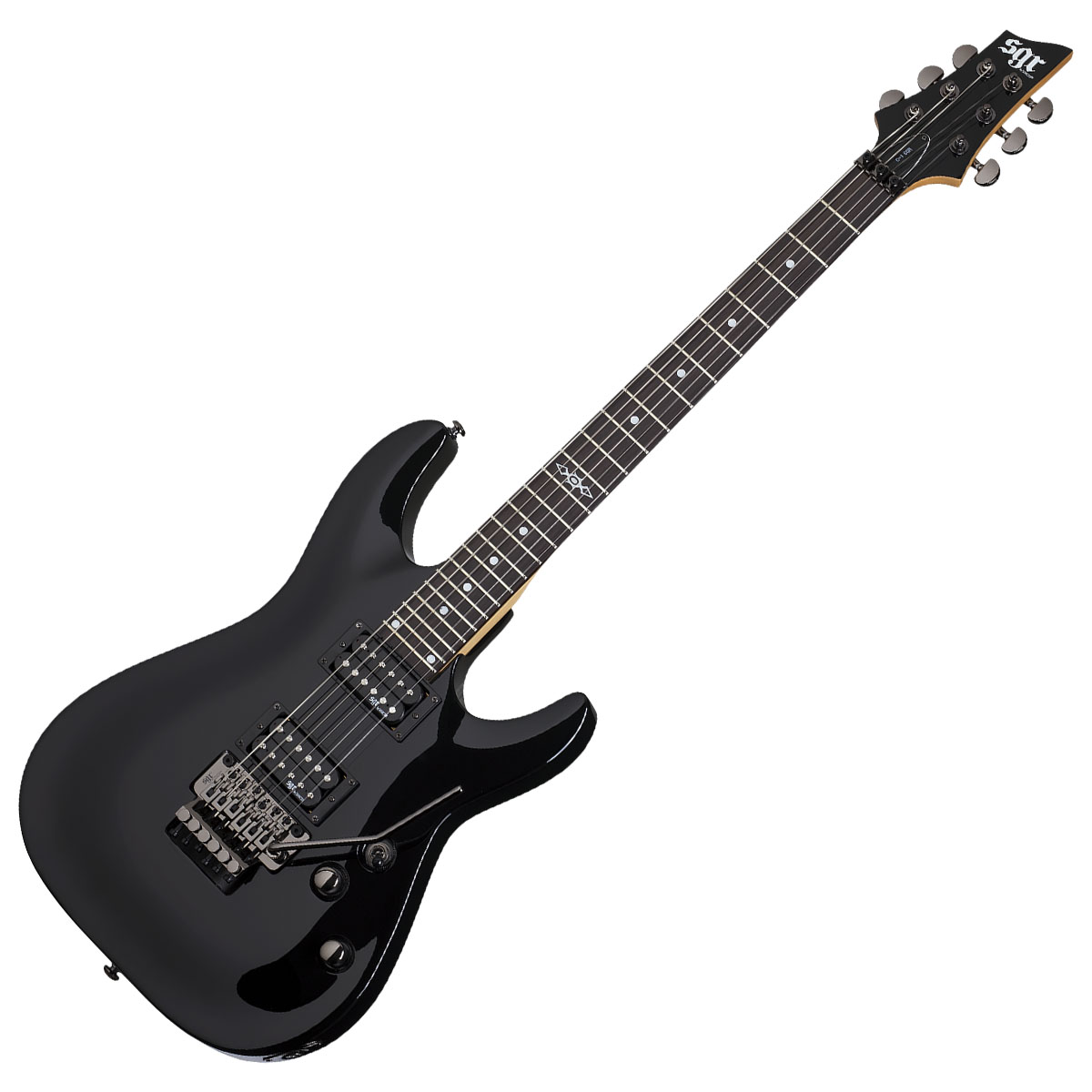 GUITARRA ELECTRICA SGR BY  SCHECTER  C-1 FR BLK