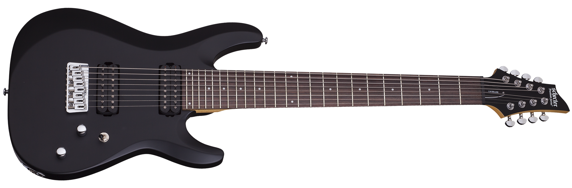 Guitarra Marca SCHECTER C-8 Deluxe sbk 440