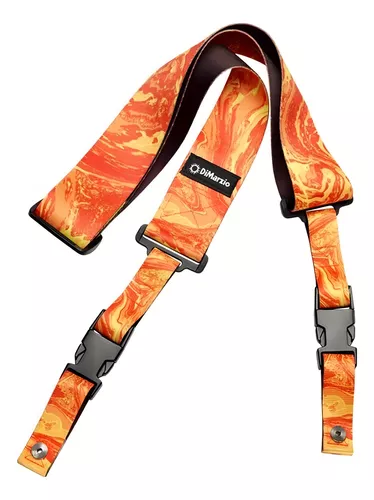 Correa para guitarra Dimarzio con sistema Cliplock DD2245 Orange Univese