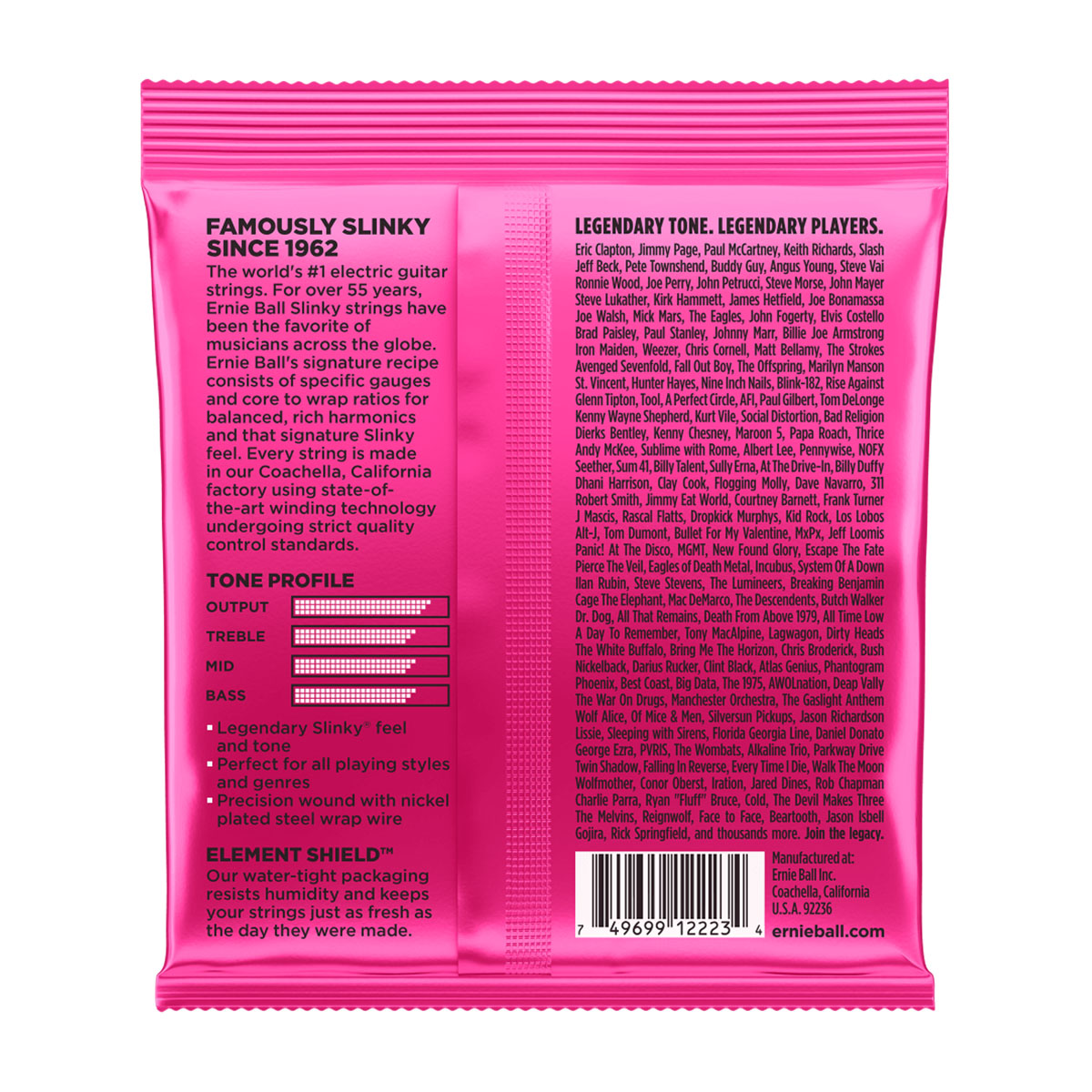 Encordado Guitarra Electrica	Ernie Ball	2223 - Image 2