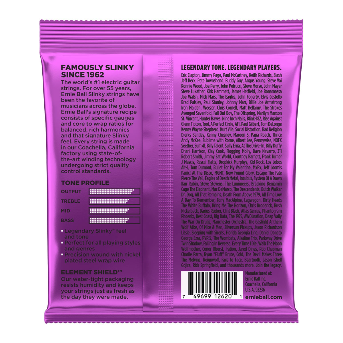 Encordado Guitarra Electrica	Ernie Ball	2620 - Image 2