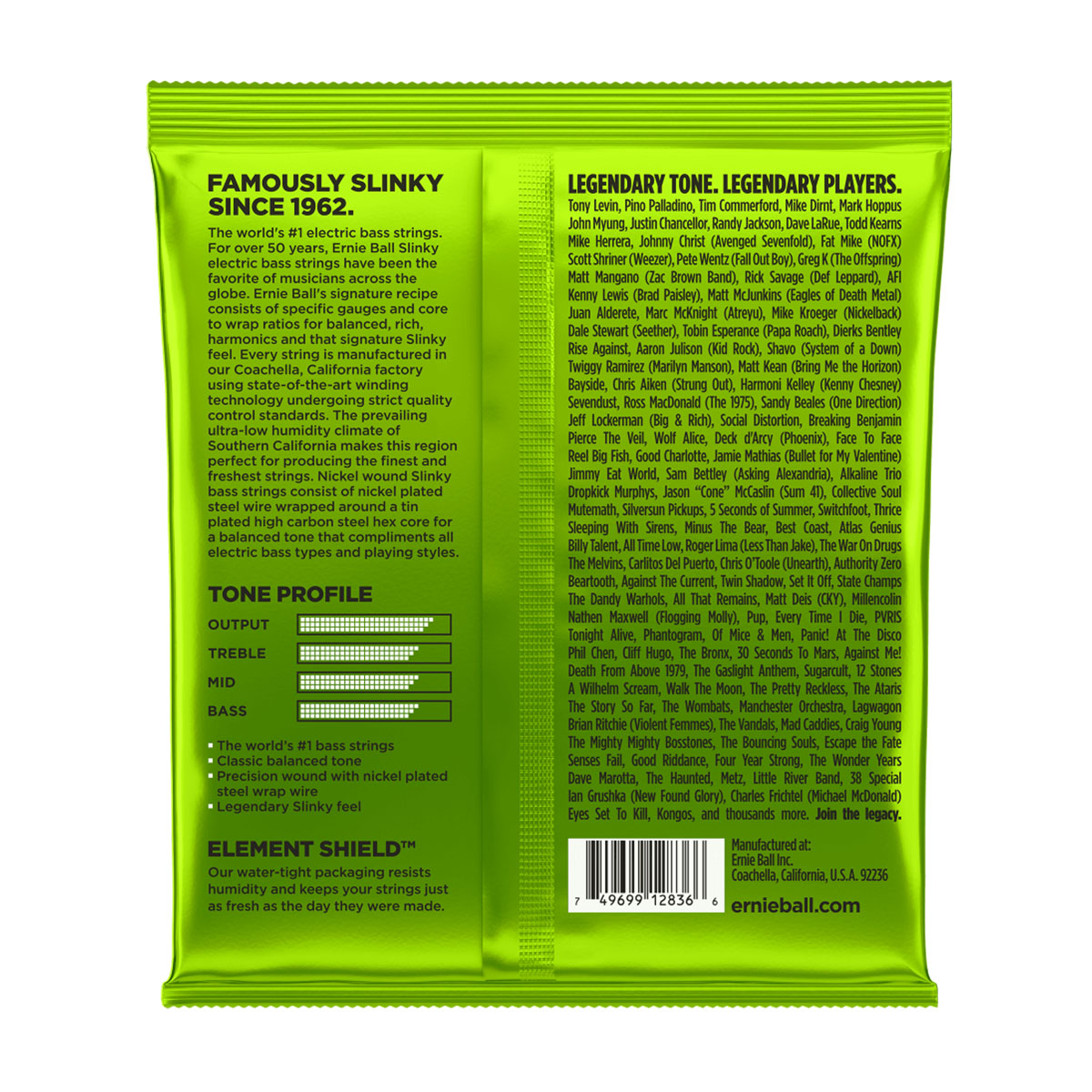 Encordado Bajo Ernie Ball 2836 - Image 2