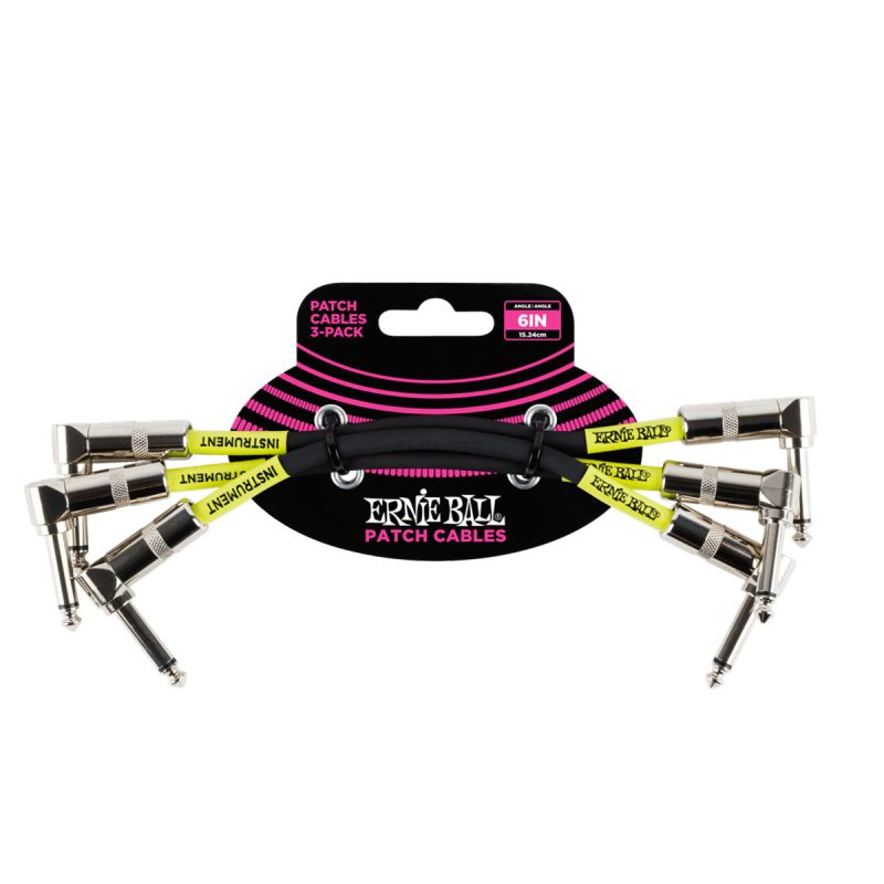 Pack Cables Interpedales Ernie Ball 6050 x 3