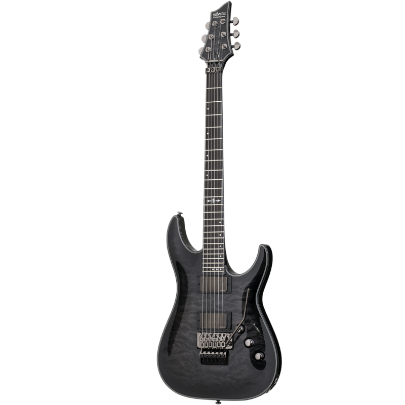 GUITARRA SCHECTER HELLRAISER HYBRID C-1 FR TRANS BLACK BURTS  SKU #1923