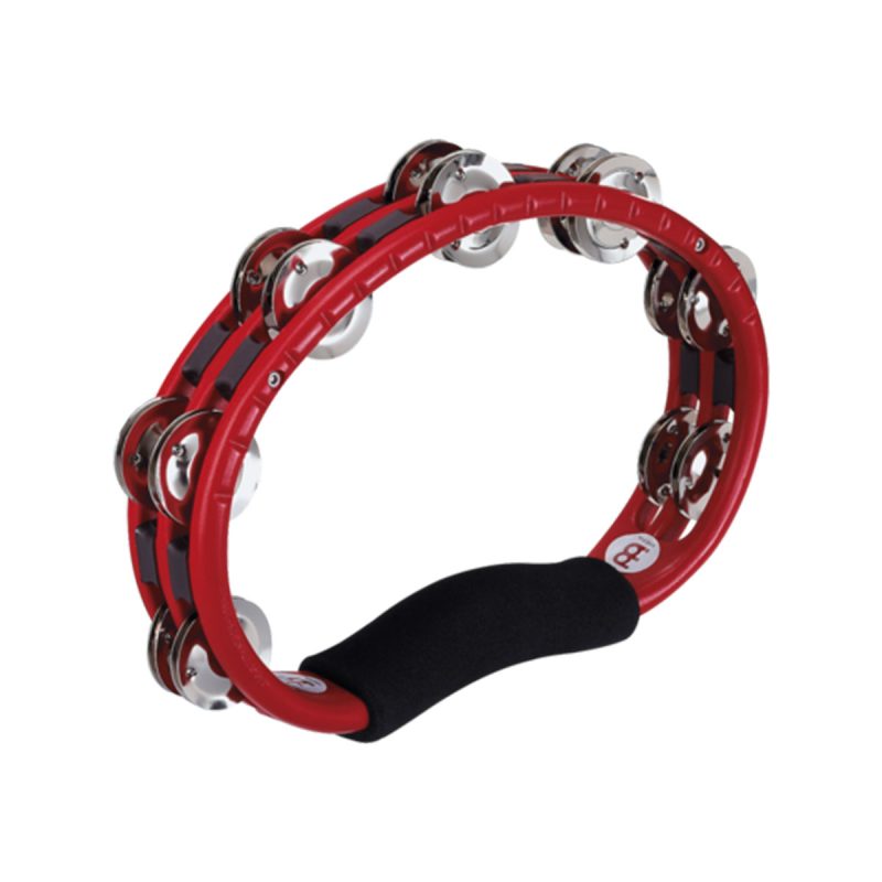 PANDERETA MEINL SERIE ABS DE MANO-ROJA- SONAJAS ACERO NIQUELADO – REF. TMT1R