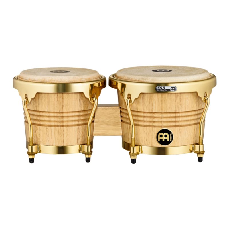 BONGOS MEINL REF. WB200NT-G MADERA NATURAL-HERRAJES DORADOS