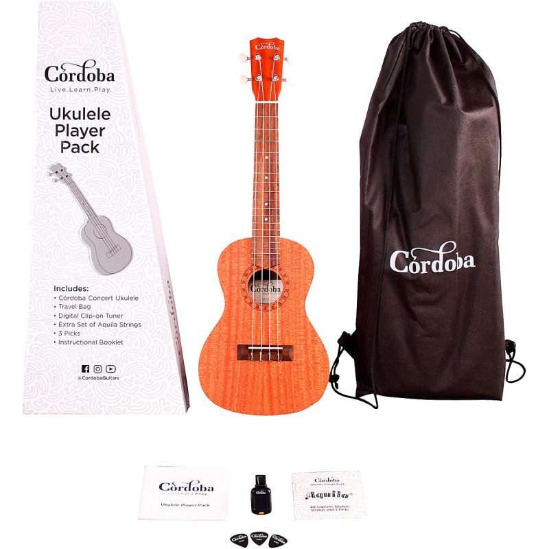 UKELELE PACK CORDOBA PLAYER CONCIERTO