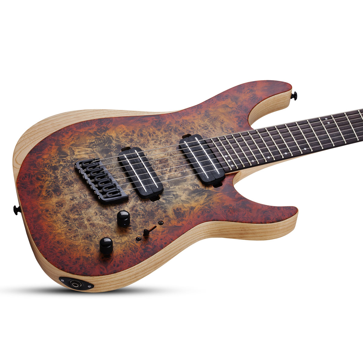 GUITARRA SCHECTER REAPER 7 MULTIESCALA INFERNO BURST SKU: 1511 - Image 2