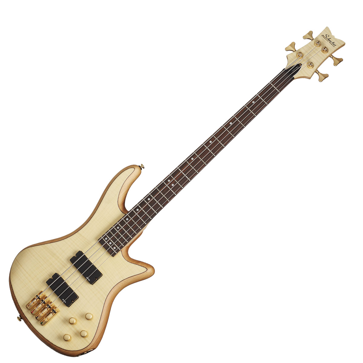 BAJO SCHECTER STILETTO  CUSTOM NATURAL 4 SKU:2531