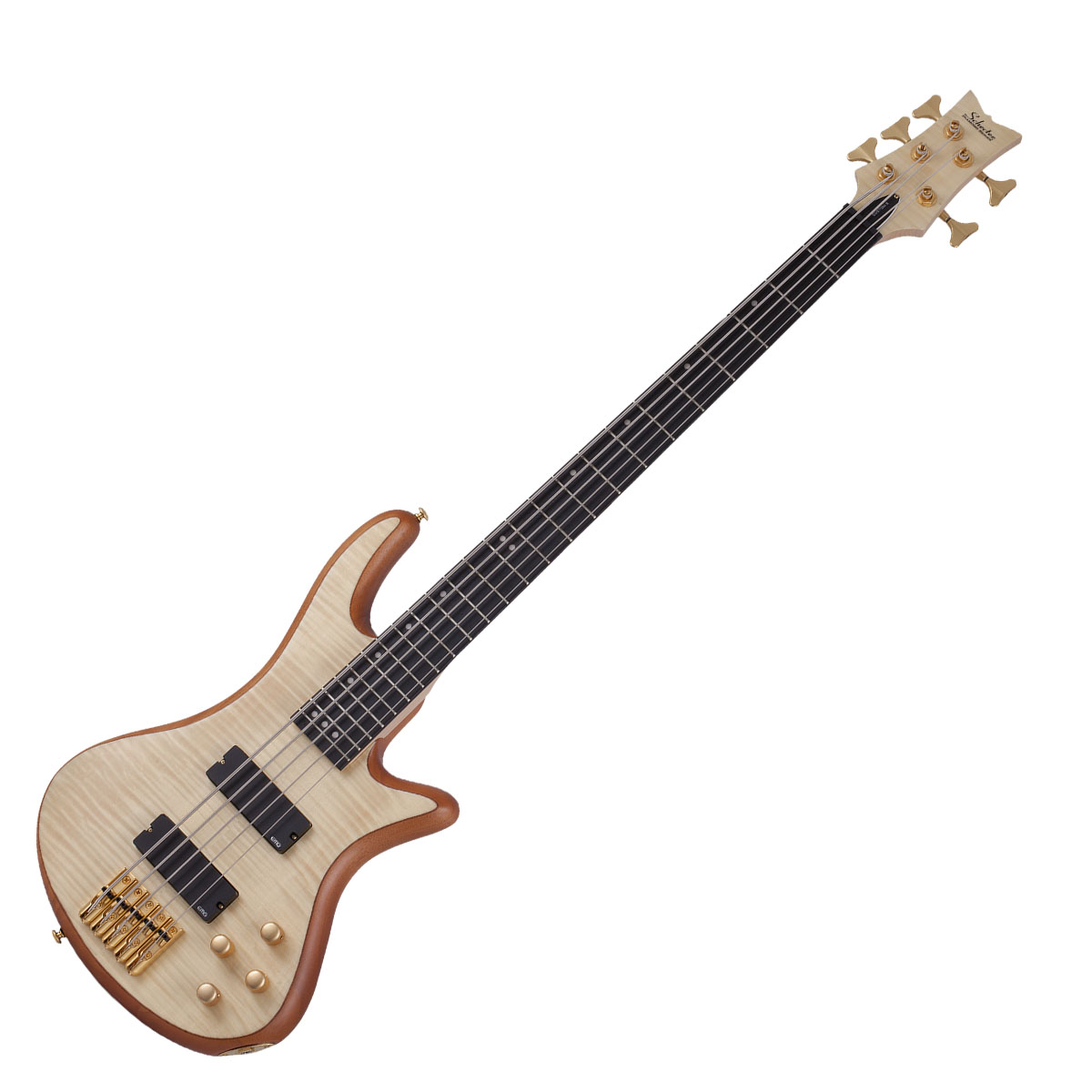BAJO SCHECTER STILETTO  CUSTOM NATURAL 5   SKU:2541