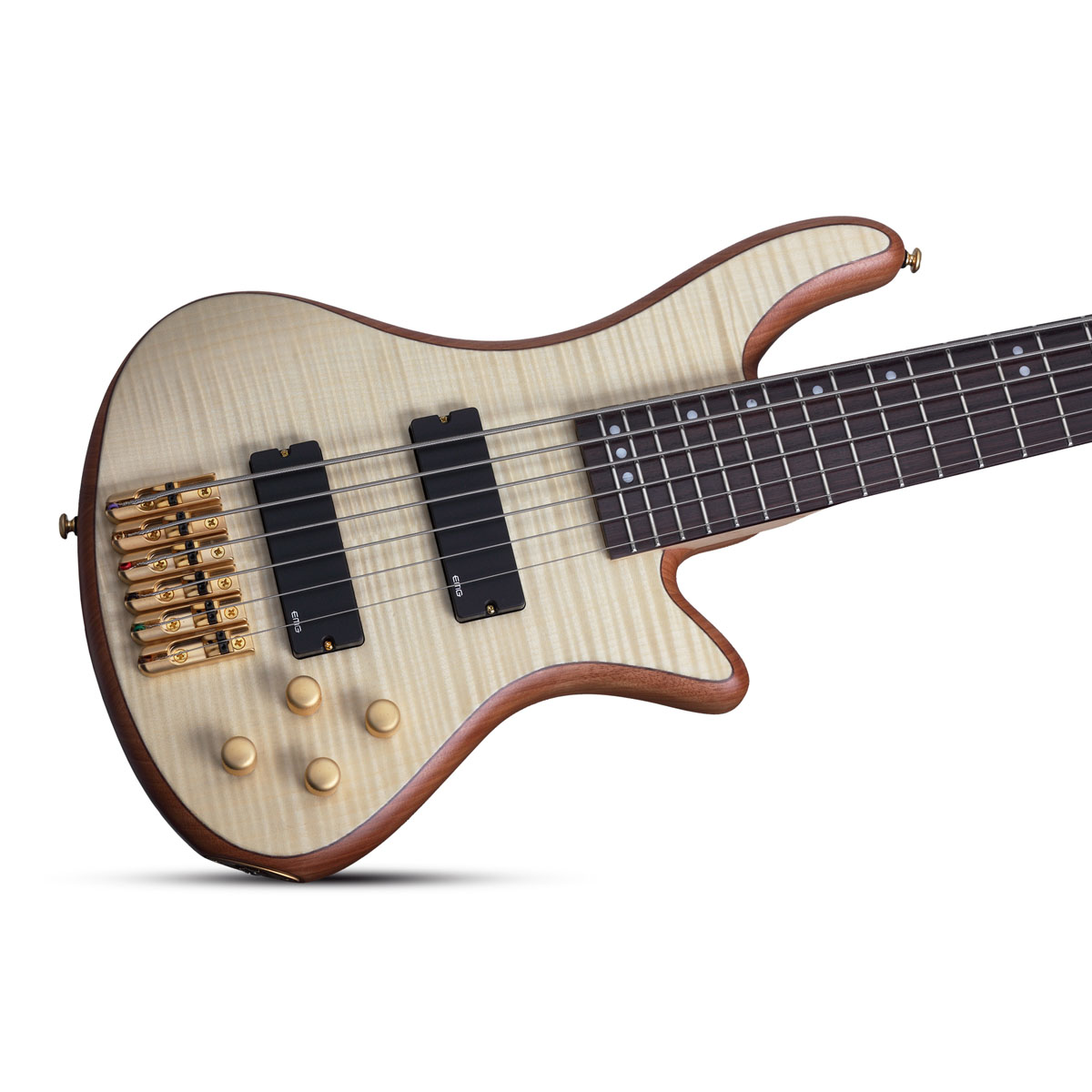 BAJO SCHECTER STILETTO  CUSTOM NATURAL 6   SKU:2543 - Image 2
