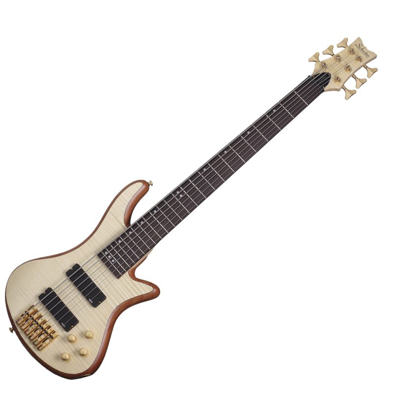 BAJO SCHECTER STILETTO  CUSTOM NATURAL 6   SKU:2543