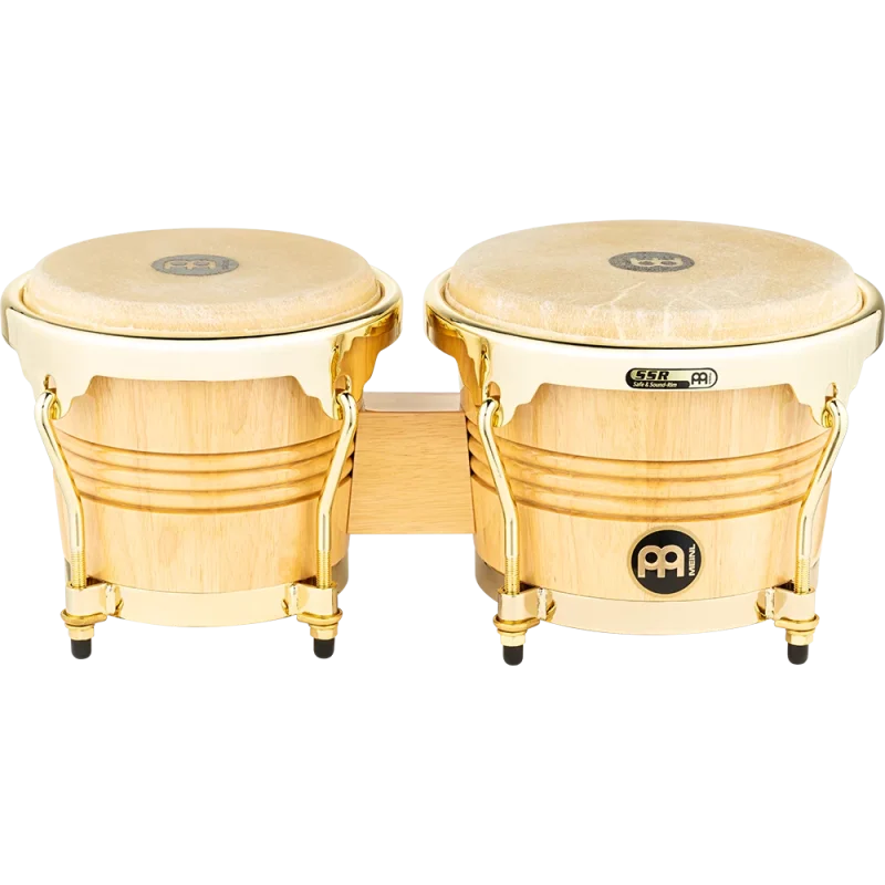 WOOD BONGO WOOD BONGO, NATURAL, GOLD HARDWARE - Image 2