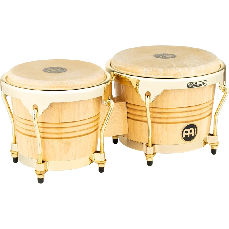 WOOD BONGO WOOD BONGO, NATURAL, GOLD HARDWARE