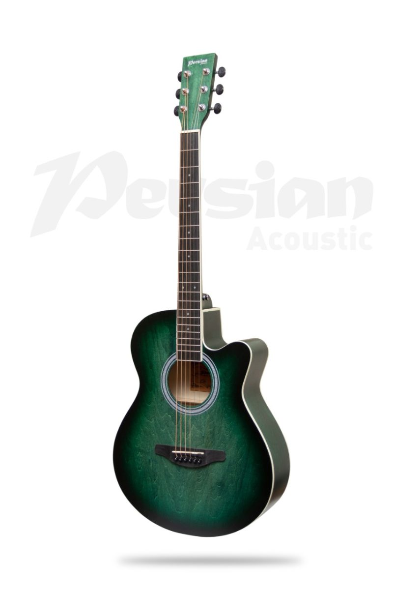 Guitarra Electroacustica Persian Ref: AF-H00LC-BL Verde Esmeralda - Image 2