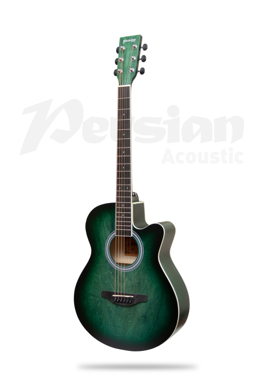 Guitarra Electroacustica Persian Ref: AF-H00LC-BL Verde Esmeralda - Image 2