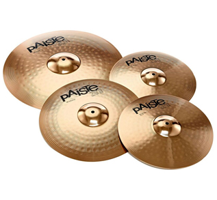 Set de platos Paiste Ref. 201 Bronze (Hihat14+Crash16+Ride20)