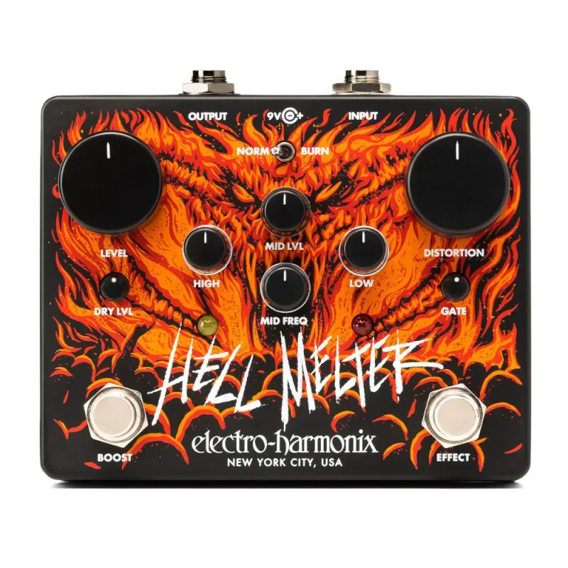 PEDAL ELECTRO HARMONIX HELL MELTER METAL DISTORTION