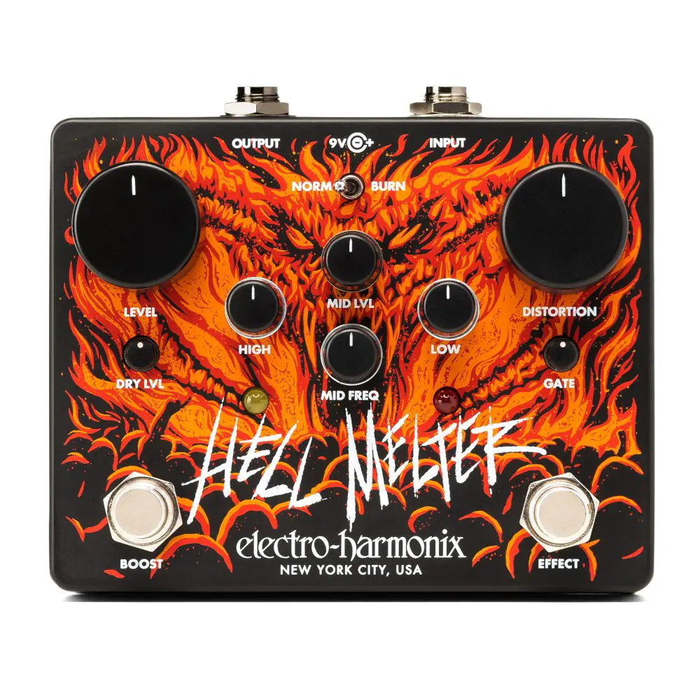 PEDAL ELECTRO HARMONIX HELL MELTER METAL DISTORTION
