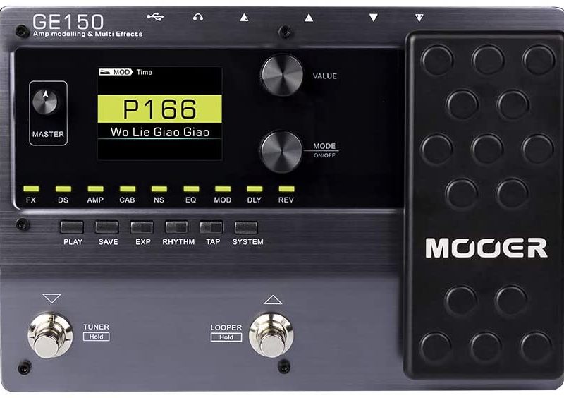 PEDALERA MOOER GE150 MULTIEFECTOS PARA GUITARRA